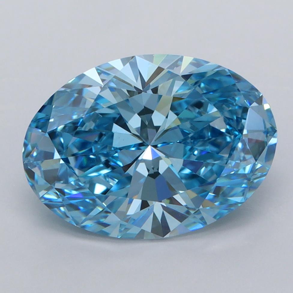 3.02 ct. oval Lab Grown Diamond front image