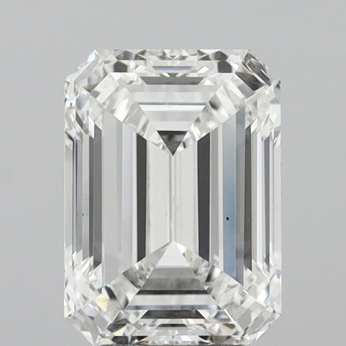 6.10 ct. emerald Lab Grown Diamond front image