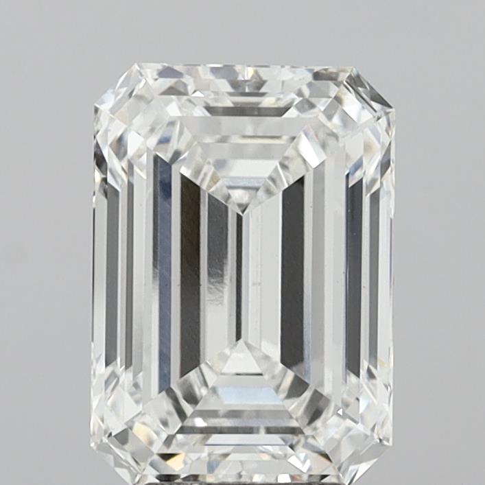 6.11 ct. emerald Lab Grown Diamond front image