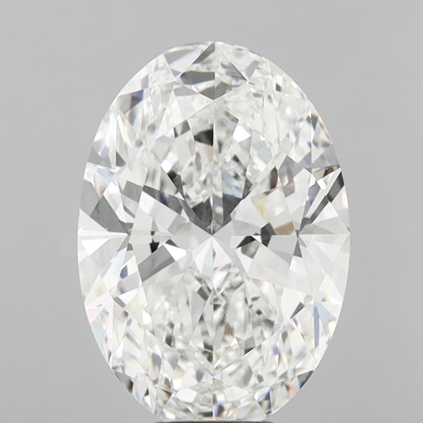7.82 ct. oval Lab Grown Diamond front image