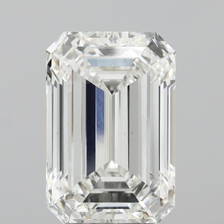 6.10 ct. emerald Lab Grown Diamond front image