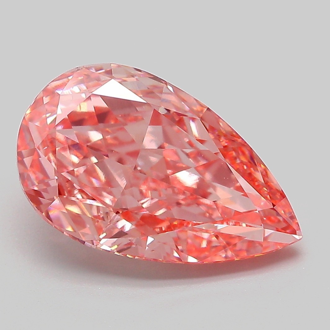 4.25 ct. pear Lab Grown Diamond front image