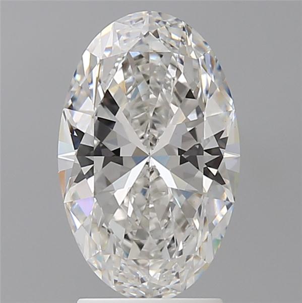 2.55 ct. oval Lab Grown Diamond front image