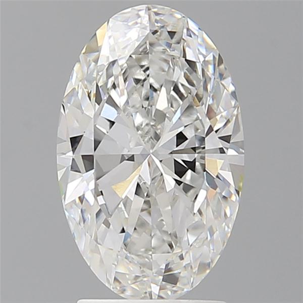 2.54 ct. oval Lab Grown Diamond front image