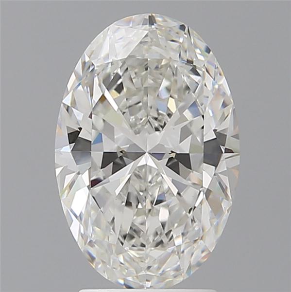 3.02 ct. oval Lab Grown Diamond front image