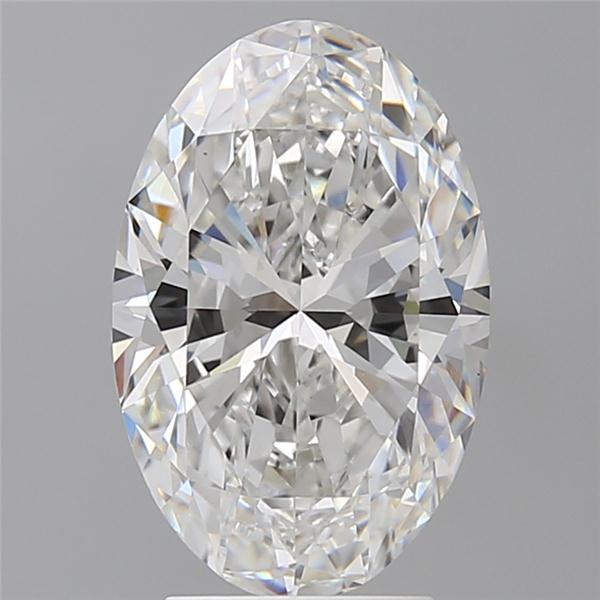 3.50 ct. oval Lab Grown Diamond front image