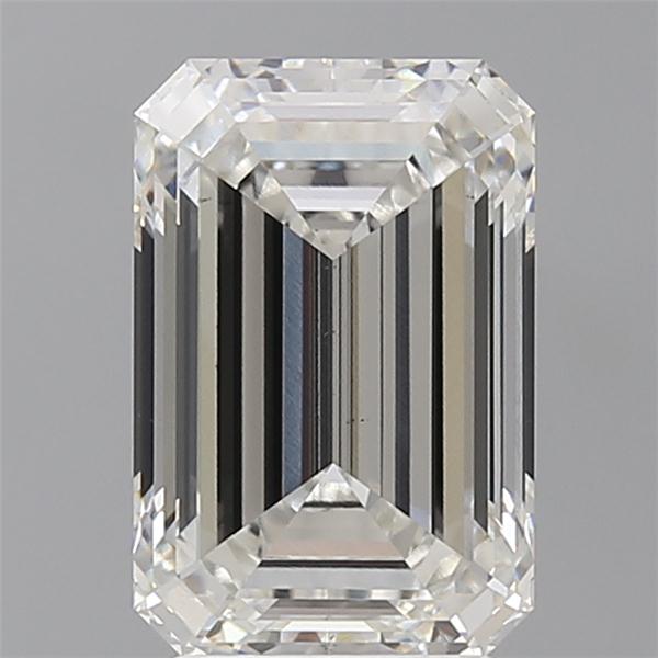 3.60 ct. emerald Lab Grown Diamond front image