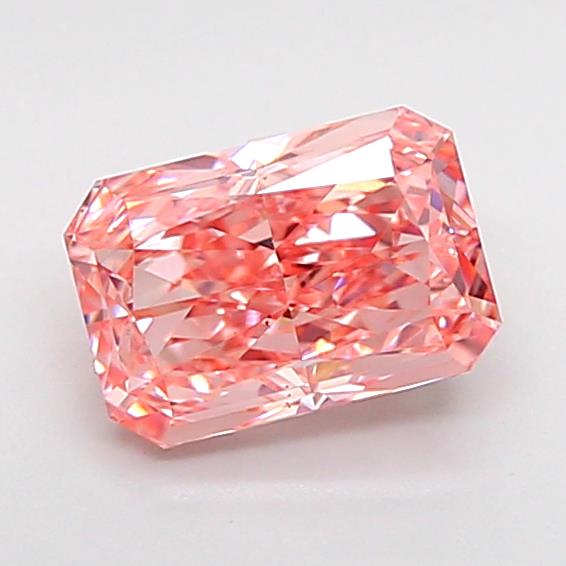 1.04 carat fancy vivid  pink VS2 EX Cut IGI radiant diamond