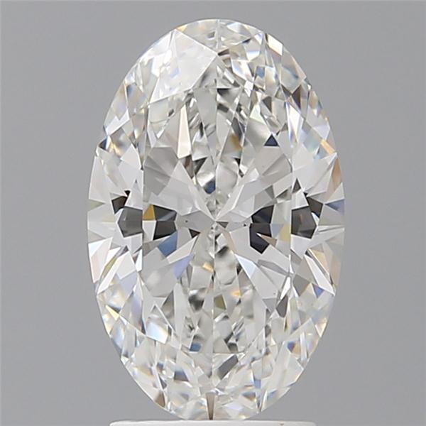 2.58 ct. oval Lab Grown Diamond front image