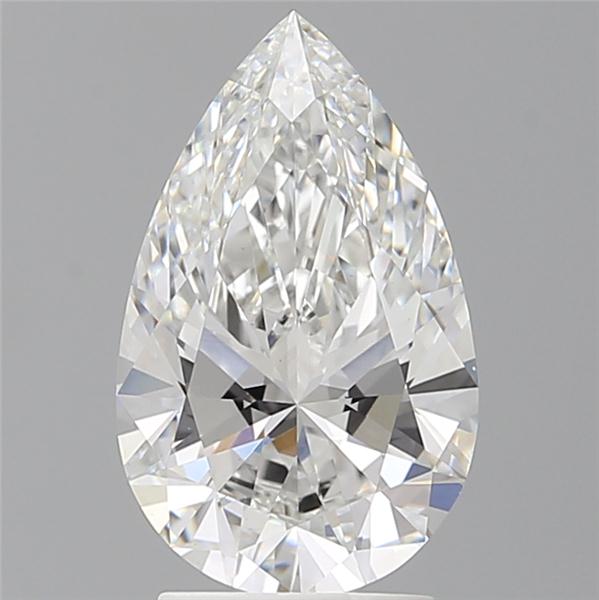 2.60 ct. pear Lab Grown Diamond front image