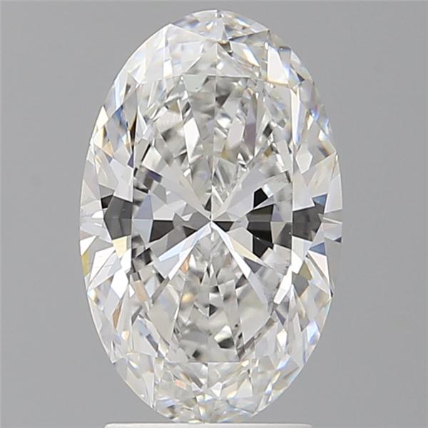 2.59 ct. oval Lab Grown Diamond front image