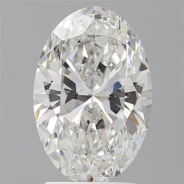 2.60 ct. oval Lab Grown Diamond front image