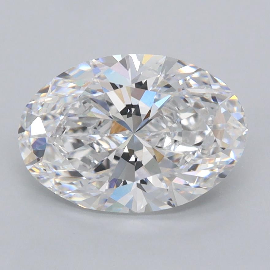 2.05 ct. oval Lab Grown Diamond front image