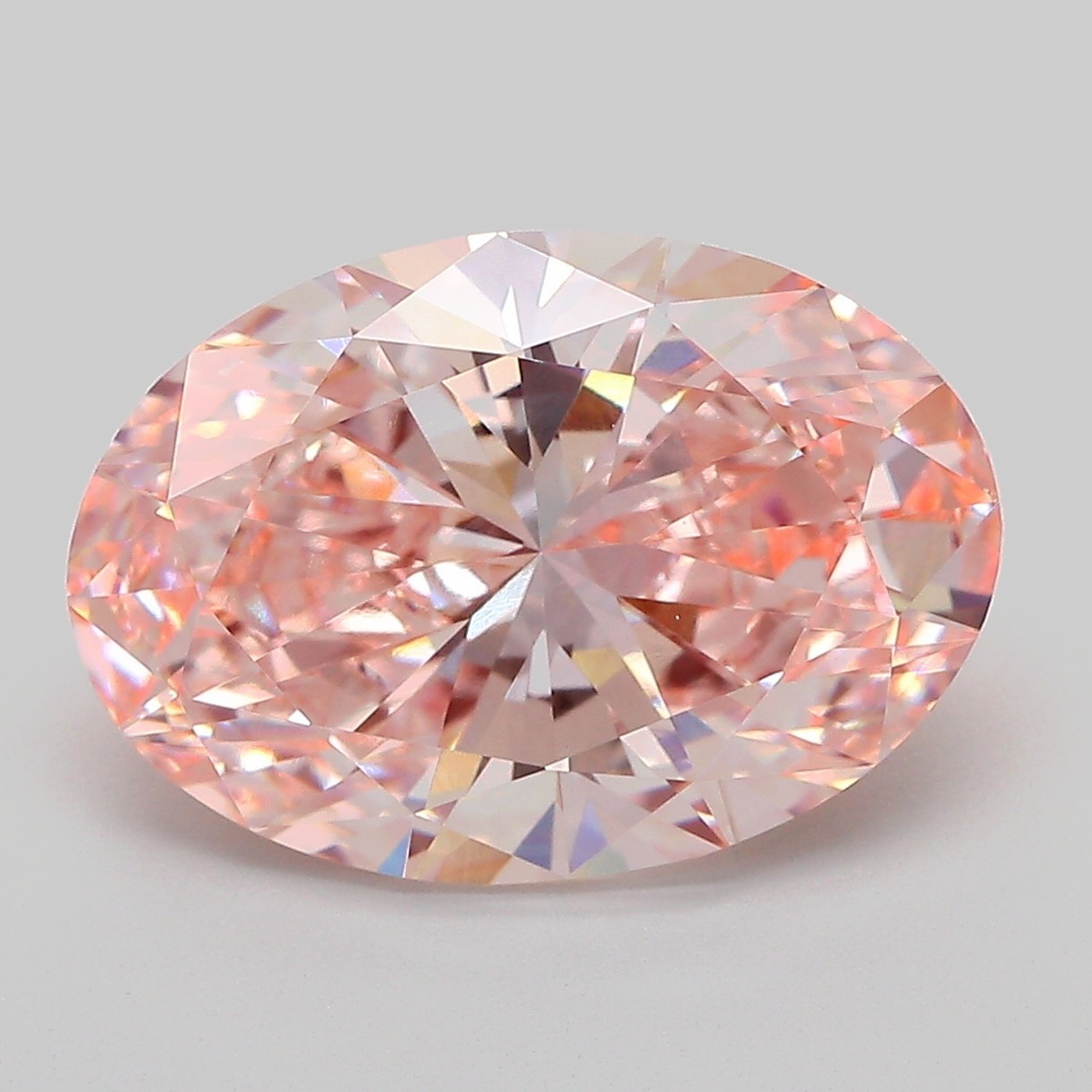 6.02 ct. oval Lab Grown Diamond front image