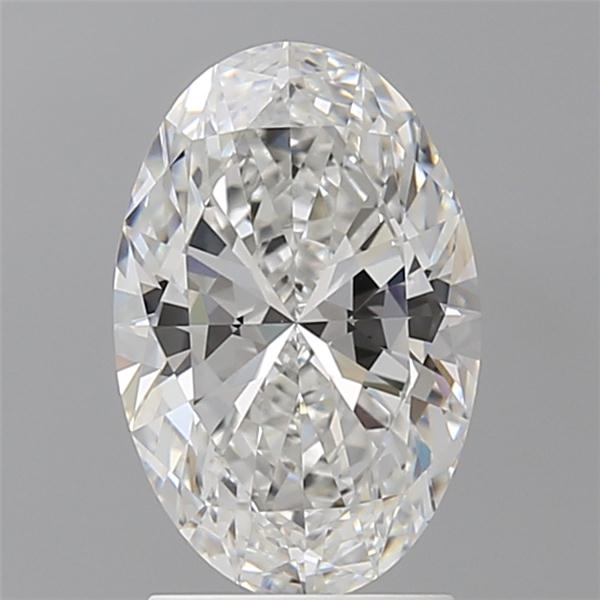 2.10 ct. oval Lab Grown Diamond front image
