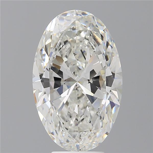6.42 ct. oval Lab Grown Diamond front image