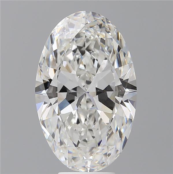 7.06 ct. oval Lab Grown Diamond front image