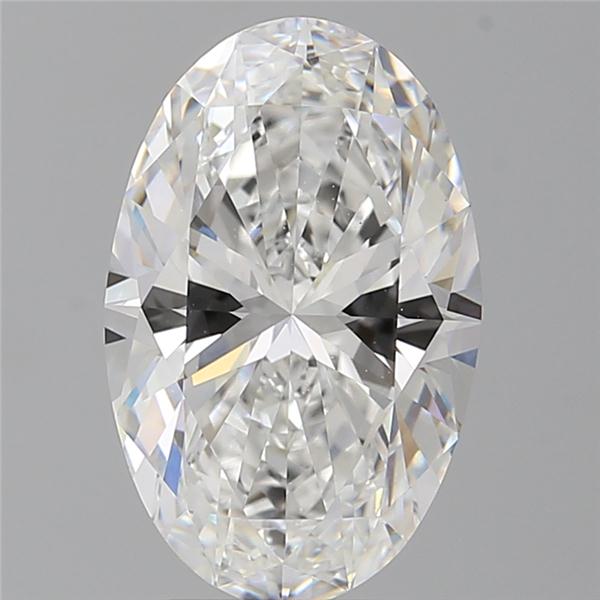 4.10 ct. oval Lab Grown Diamond front image