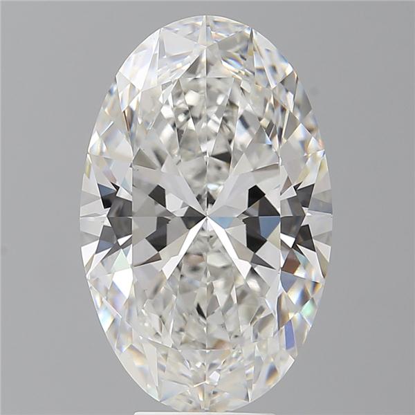 7.09 ct. oval Lab Grown Diamond front image