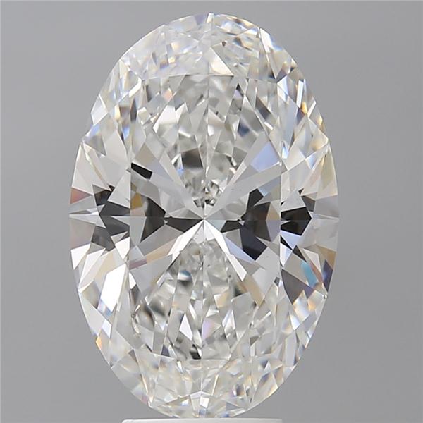 6.03 ct. oval Lab Grown Diamond front image