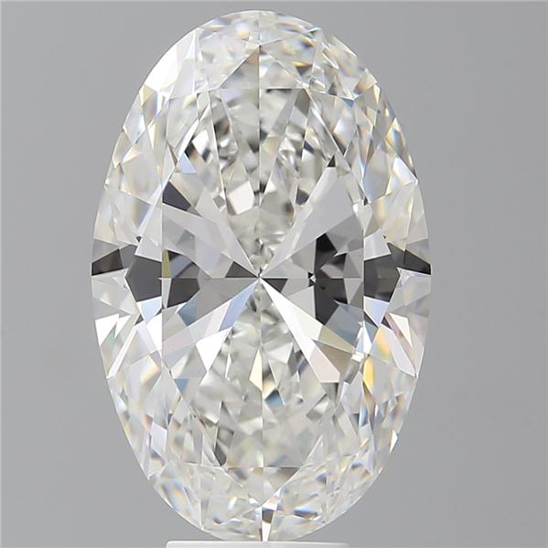 7.58 ct. oval Lab Grown Diamond front image