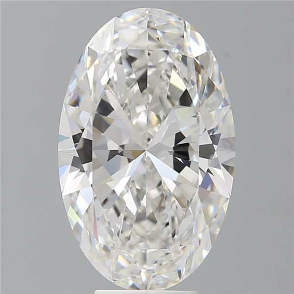 6.57 ct. oval Lab Grown Diamond front image