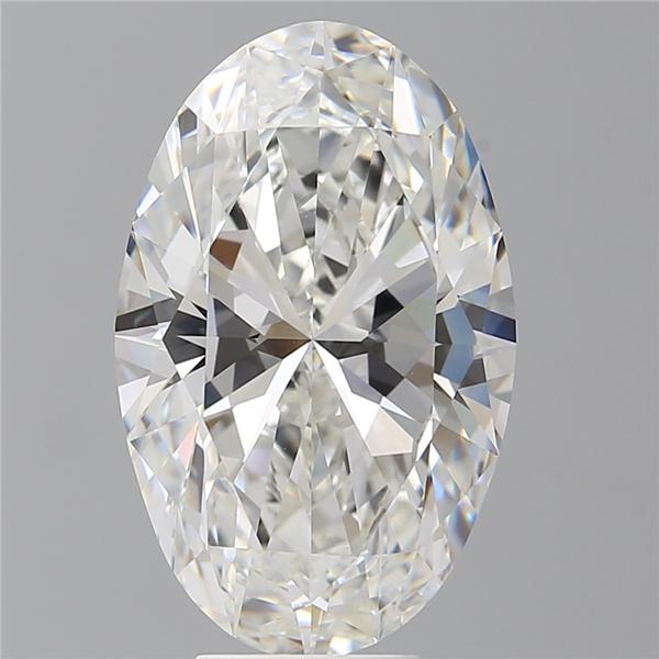 7.08 ct. oval Lab Grown Diamond front image