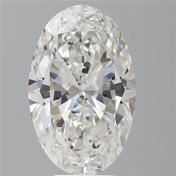 6.60 ct. oval Lab Grown Diamond front image