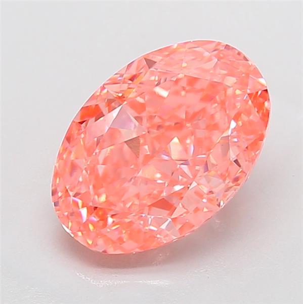 5.09 ct. oval Lab Grown Diamond front image
