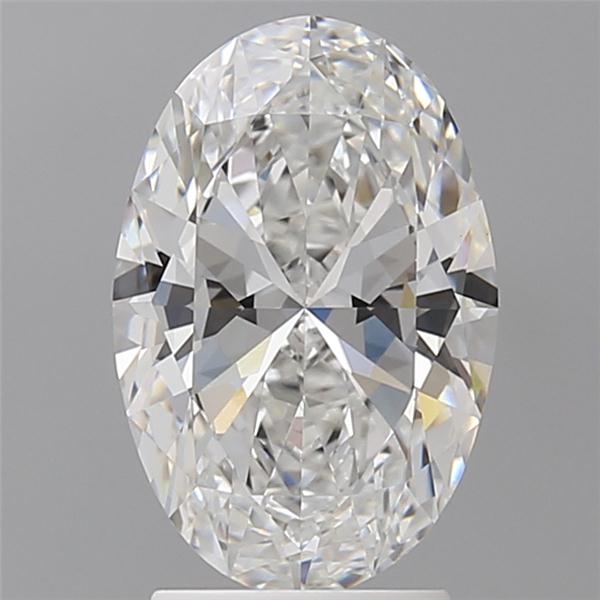 2.60 ct. oval Lab Grown Diamond front image