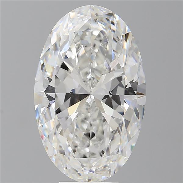 7.58 ct. oval Lab Grown Diamond front image