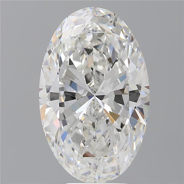 7.57 ct. oval Lab Grown Diamond front image