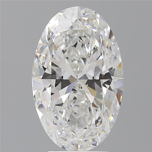 4.05 ct. oval Lab Grown Diamond front image