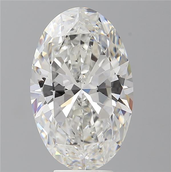 6.51 ct. oval Lab Grown Diamond front image