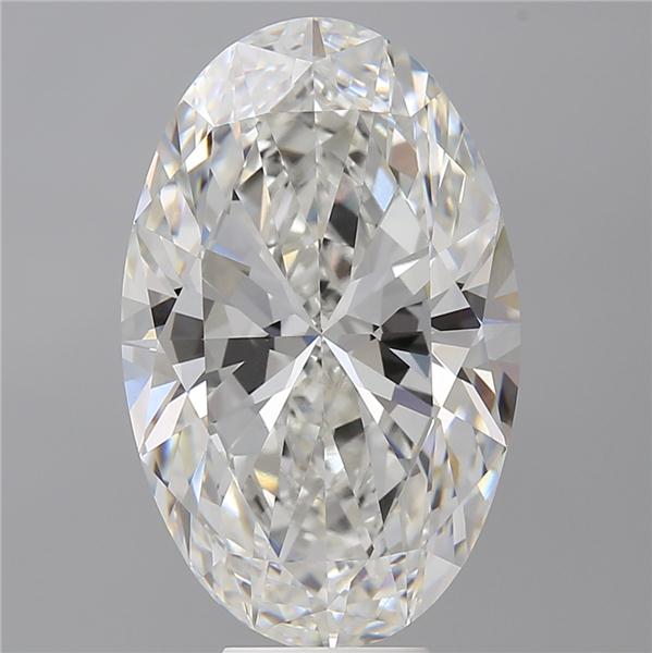 9.58 ct. oval Lab Grown Diamond front image
