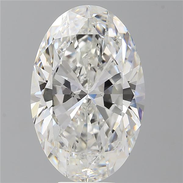 9.59 ct. oval Lab Grown Diamond front image