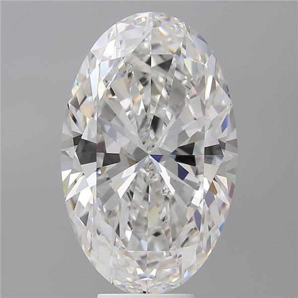 8.09 ct. oval Lab Grown Diamond front image