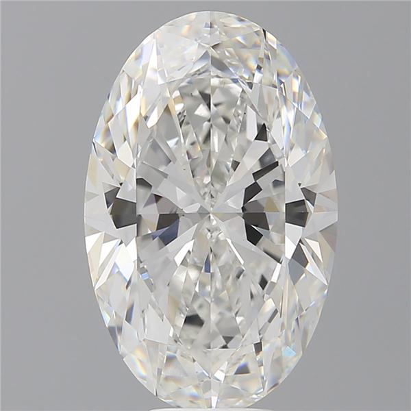8.10 ct. oval Lab Grown Diamond front image