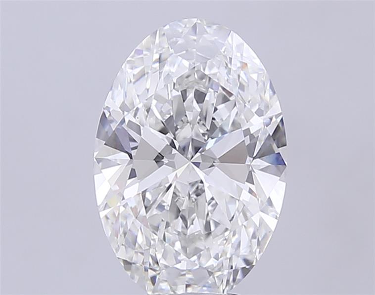 6.54 ct. oval Lab Grown Diamond front image