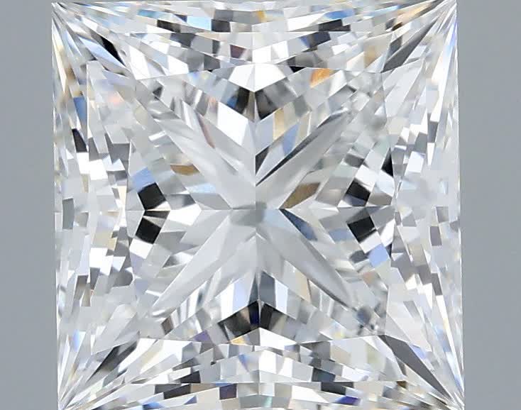 4.04 ct. princess Lab Grown Diamond front image