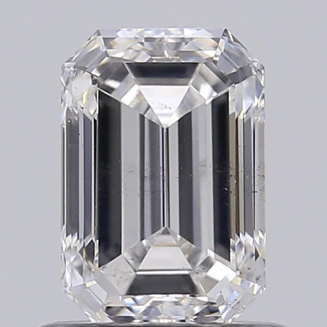 0.85 ct. emerald Lab Grown Diamond front image