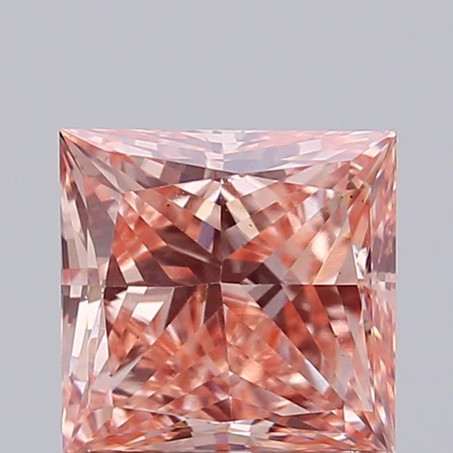 0.85 ct. princess Lab Grown Diamond front image