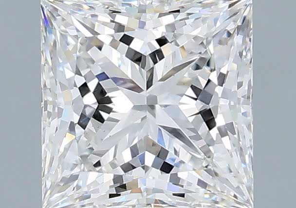 1.60 ct. princess Lab Grown Diamond front image