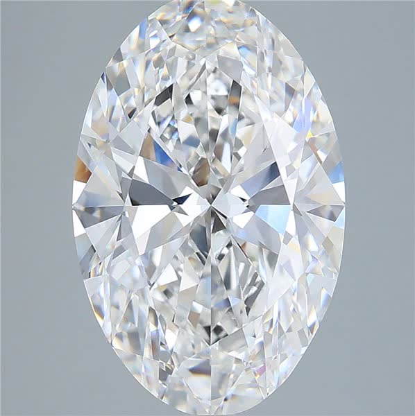 6.07 ct. oval Lab Grown Diamond front image