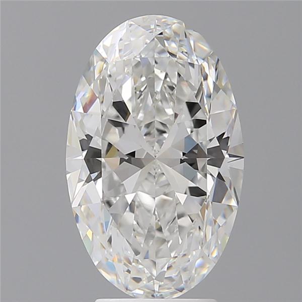 4.10 ct. oval Lab Grown Diamond front image