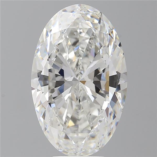 7.58 ct. oval Lab Grown Diamond front image