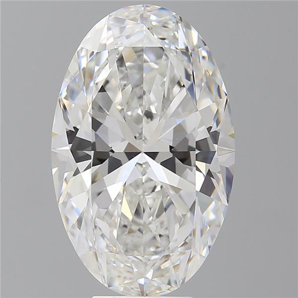 7.59 ct. oval Lab Grown Diamond front image