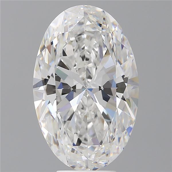 7.09 ct. oval Lab Grown Diamond front image