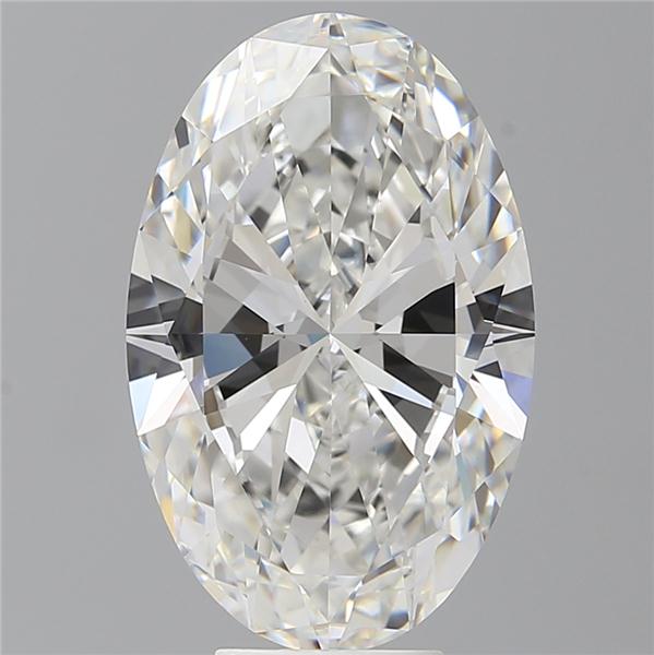 7.03 ct. oval Lab Grown Diamond front image