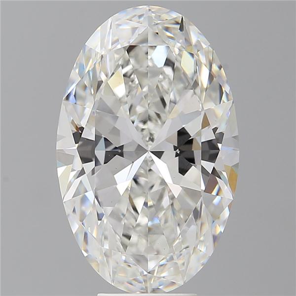 7.60 ct. oval Lab Grown Diamond front image